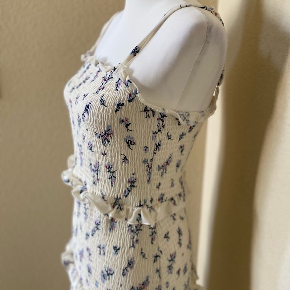 NWOT No Boundaries Smocked Flower Print Sundress - Picture 2 of 4